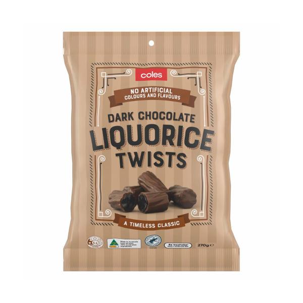 Dark Chocolate Coated Liquorice