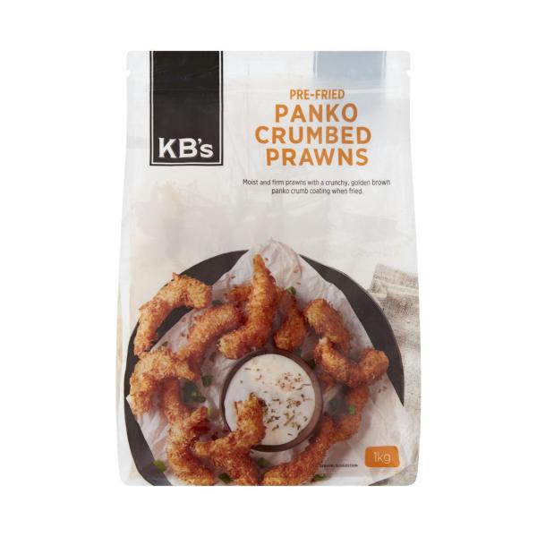 Panko Crumbed Pre-fried Prawns