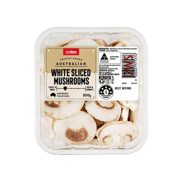 Sliced Mushrooms