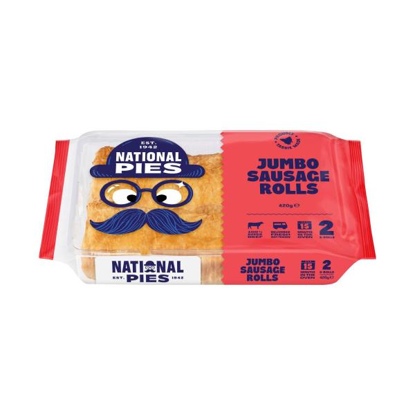 Jumbo Sausage Rolls 2 Pack