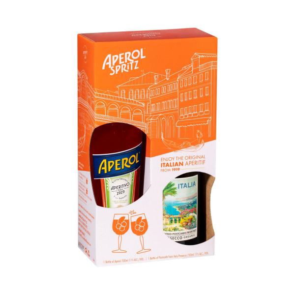 Aperol & Postcard Prosecco Spritz Pack 1.45l