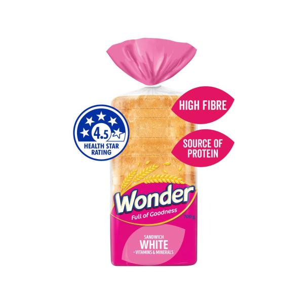 White Bread + Vitamins & Minerals