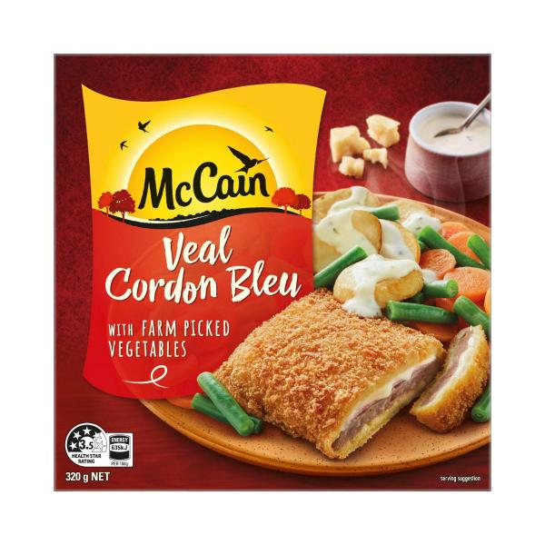 Red Box Plated Veal Cordon Bleu