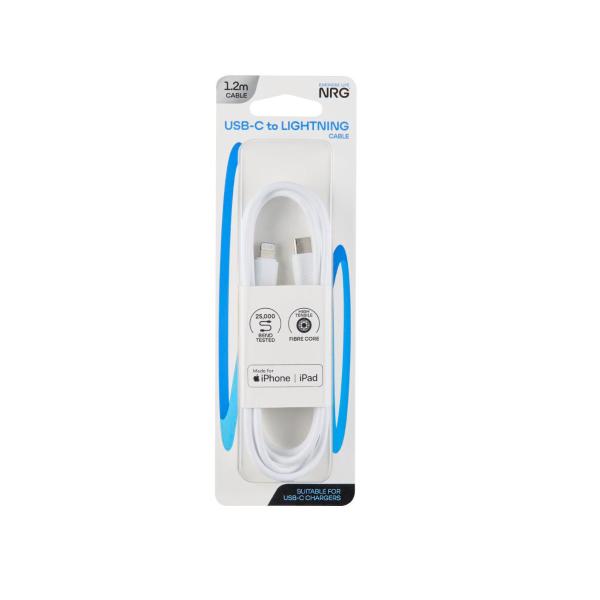 1.2m Usb-c To Lightning Cable White