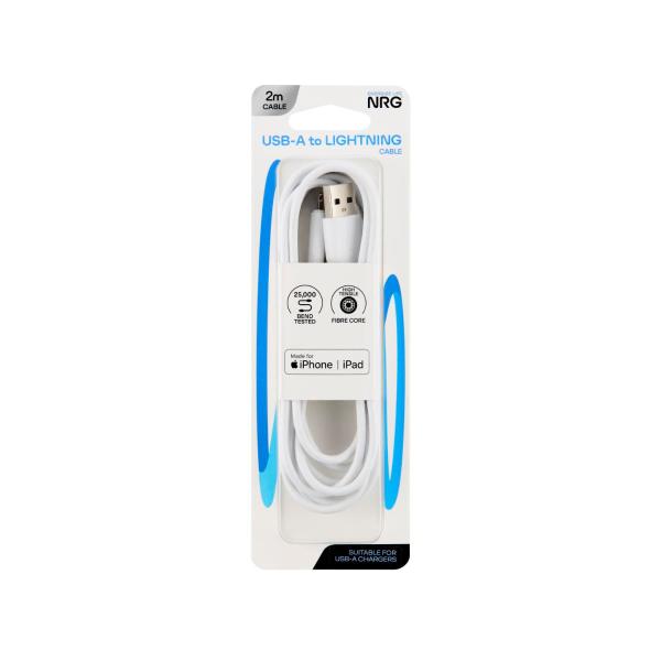 2m Usb-a To Lighting Cable White
