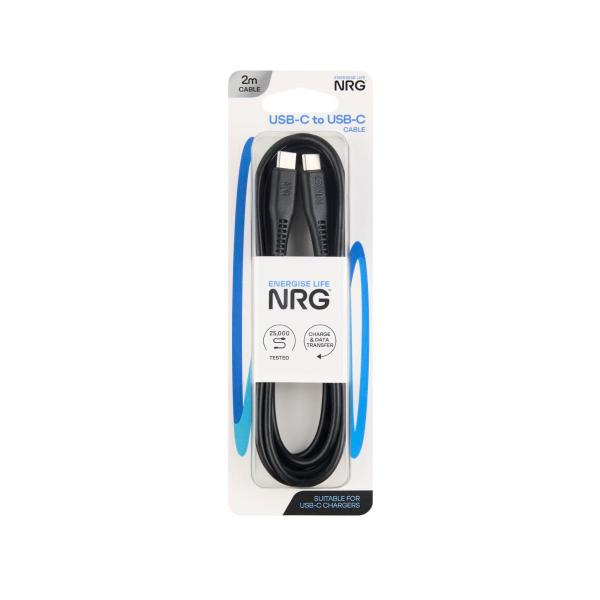 2m Usb-c To Usb-c Cable Black