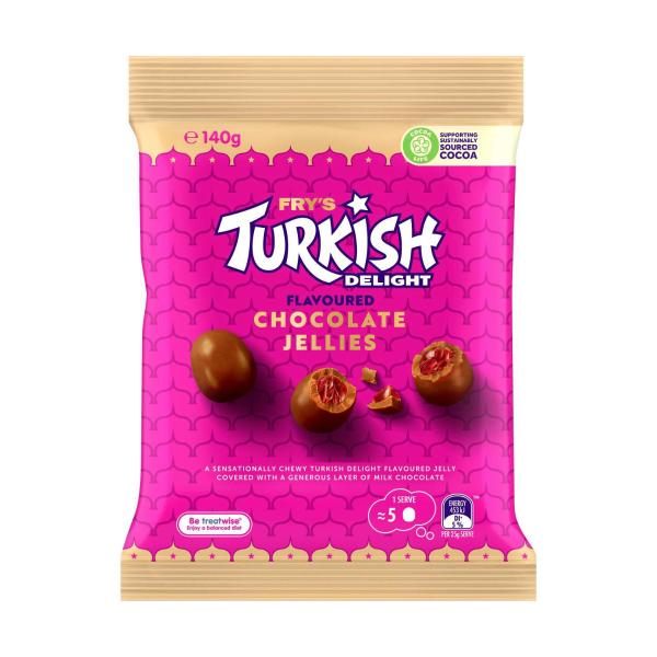 Turkish Delight Milk Chocolate Jelly Bites