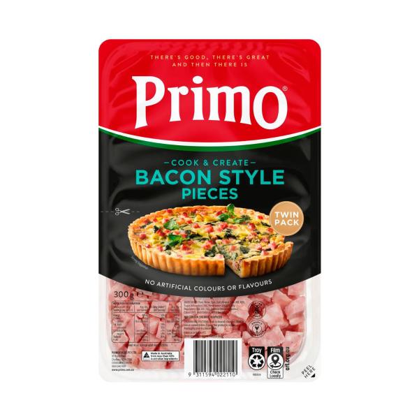 Bacon Style Pieces Twin Pack Dairy Pieces