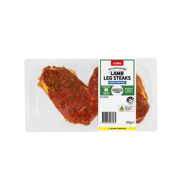 Lamb Leg Steak With Greek Style Marinade