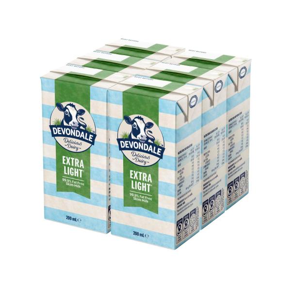 Uht Skim Multipack Milk 6x200ml