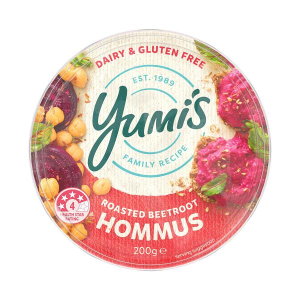 Roasted Beetroot Hommus Dip