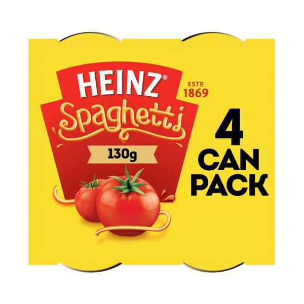Spaghetti in Tomato Sauce 4 Pack