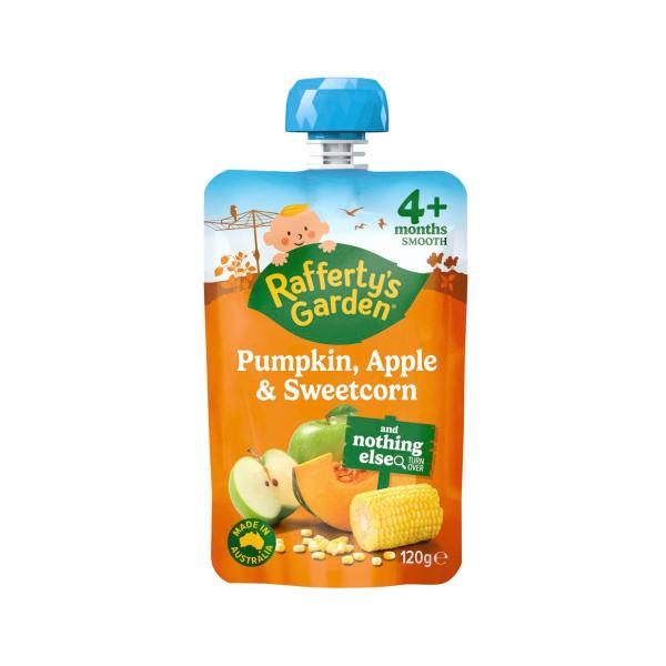 Pumpkin Apple & Sweetcorn And Nothing Else Baby Food Puree Pouch 4+ Months