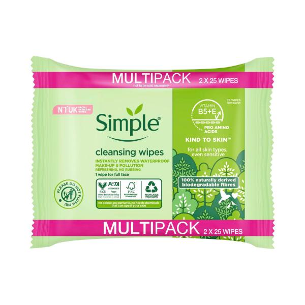 Cleansing Facial Wipes Kind To Skin Biodegradable