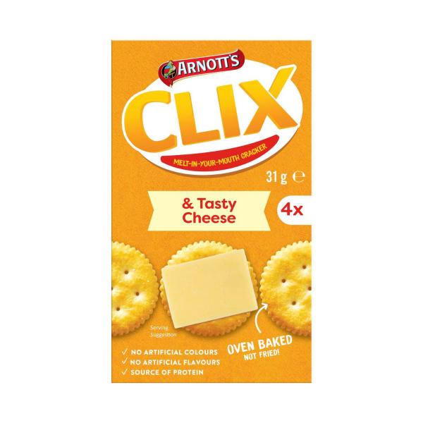 Clix Crackers & Tasty Cheese