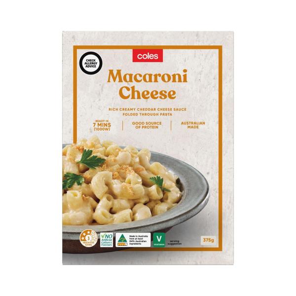 Frozen Convenience Meal With Macaroni Cheese