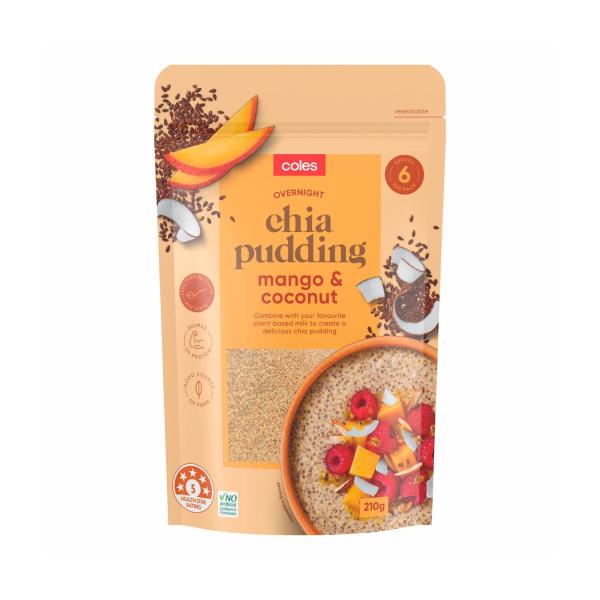 Overnight Chia Pudding Mango & Coconut
