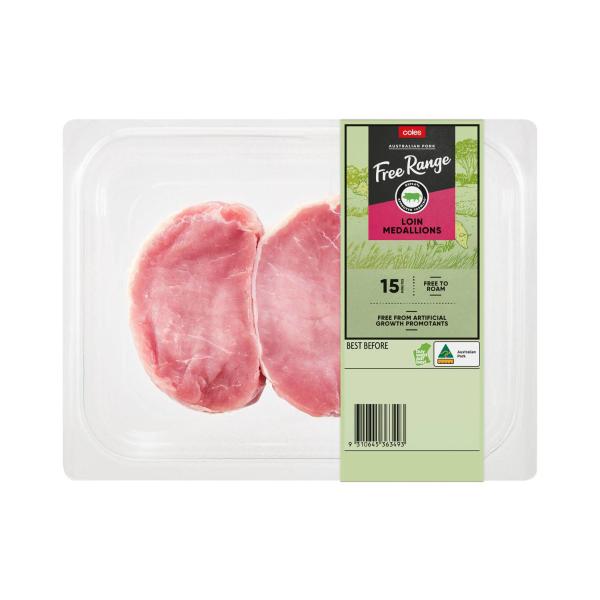 Free Range Pork Loin Medallions