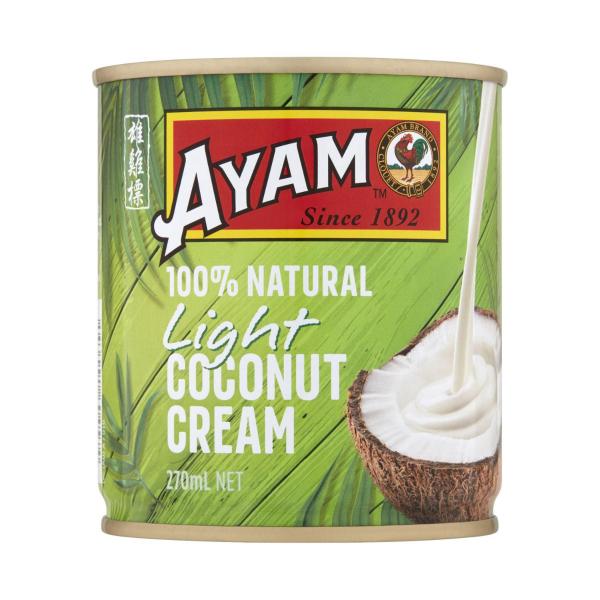 100% Natural Light Coconut Cream
