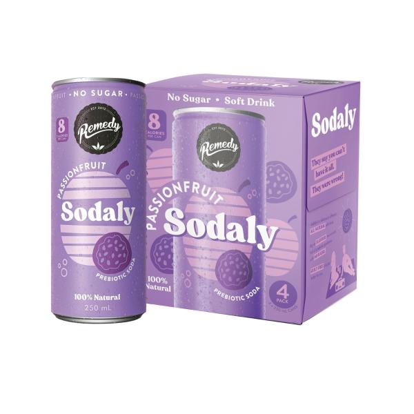 Sodaly Passionfruit 4x250ml