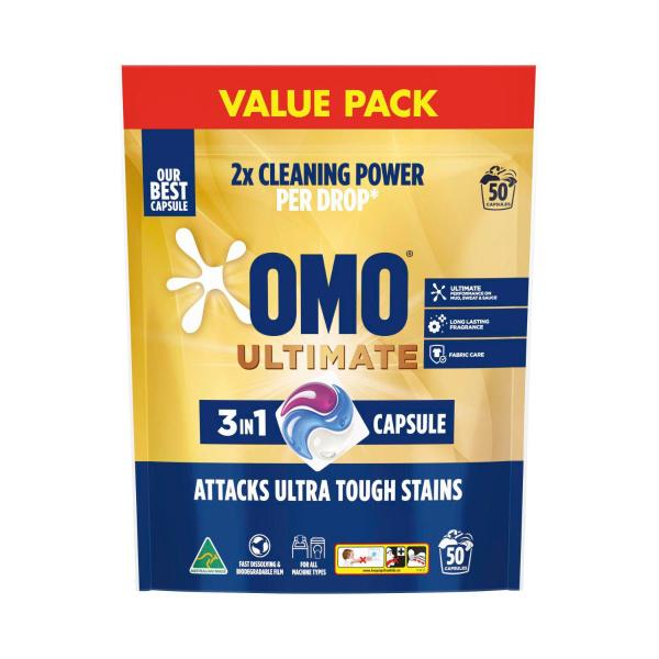 Ultimate 3 in 1 Laundry Capsules 50 Washes