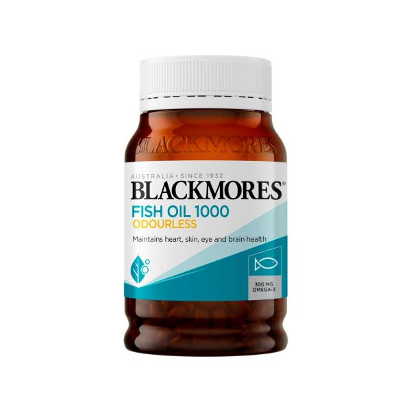 Odourless Fish Oil Omega-3 Capsules