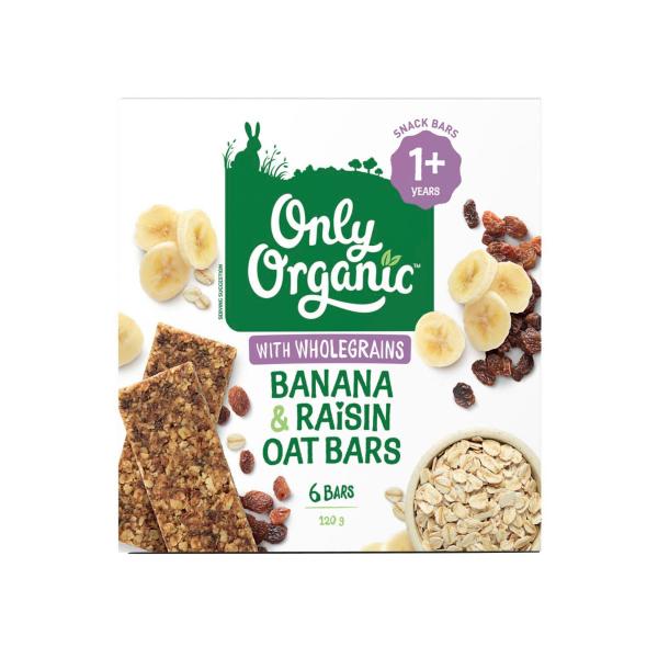 Kindy Banana & Raisin Oat Bars