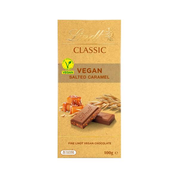 Classic Vegan Salted Caramel Chocolate Block