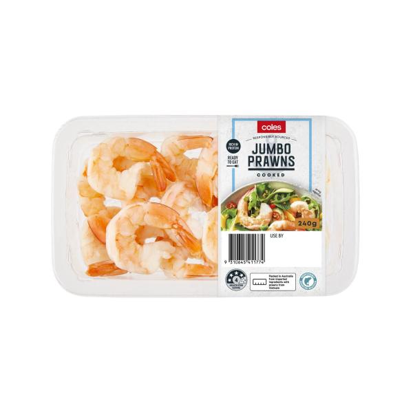 Cooked Jumbo Prawn Cutlets