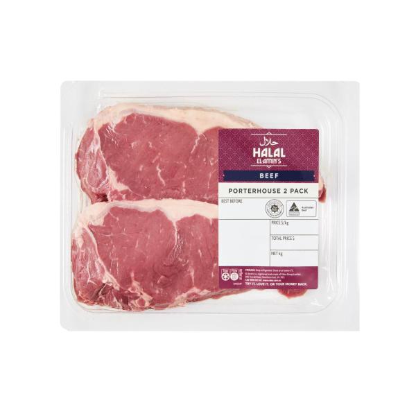 Halal Porterhouse 2 Pack