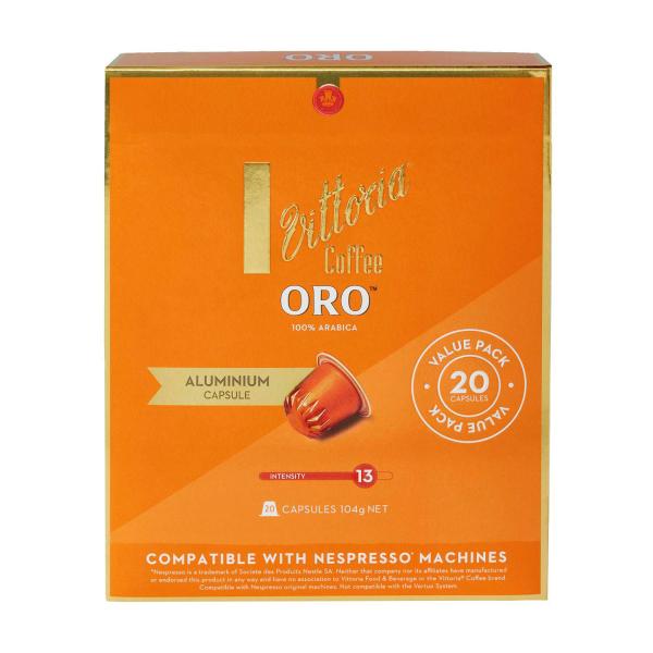 Oro Nespresso Compatible Aluminium Coffee Capsules