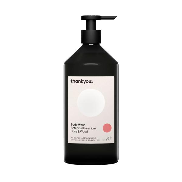Body Wash Botanical Geranium Rose & Wood