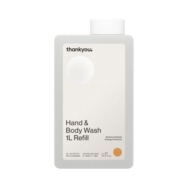 Hand & Body Wash Botanical Sweet Orange & Almond Refill