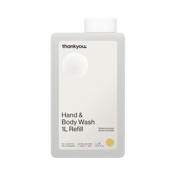 Hand & Body Wash Botanical Lemon Myrtle & Oat Milk Refill