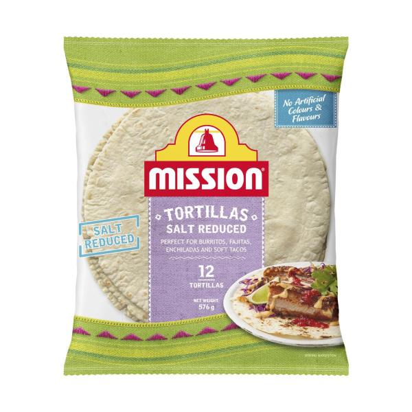 Reduced Salt Tortillas