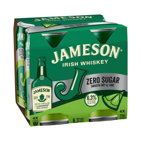 Zero Sugar Smooth Dry & Lime 6.3% Can 375ml