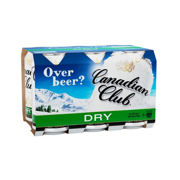 Canadian Club & Dry Can 375ml