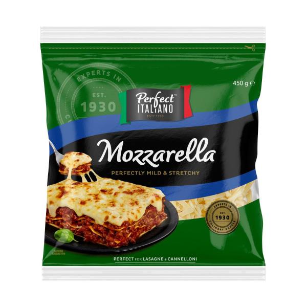 Dairy Cheese Grated Mozzarella:mozzarella