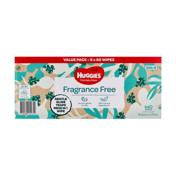 Thick Baby Wipes Fragrance Free