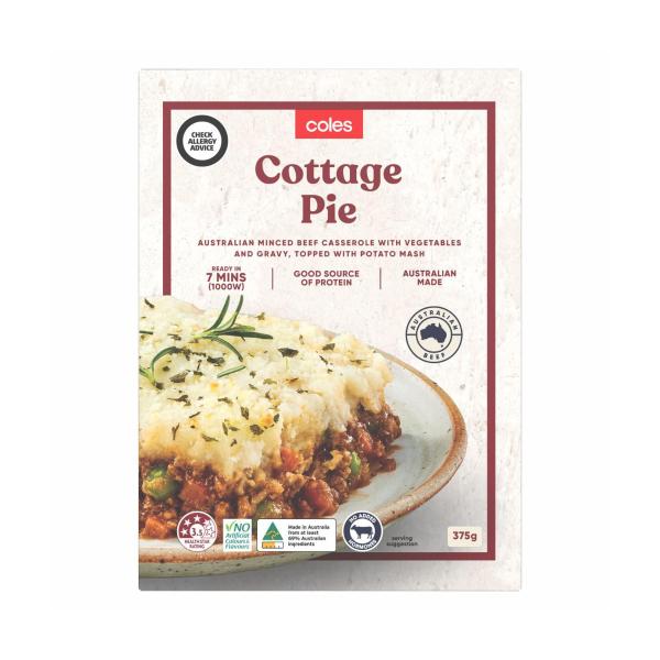 Frozen Convenience Meal Cottage Pie