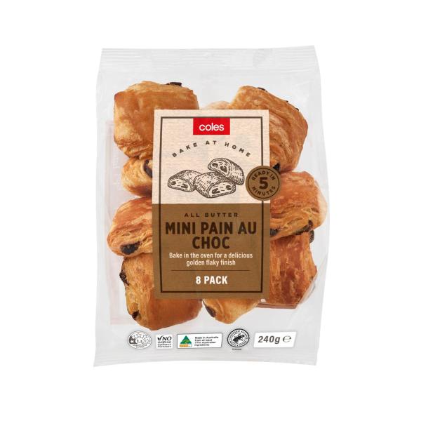 All Butter Mini Pain Au Choc 8 Pack