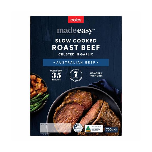 Roast Beef Crusted In Garlic