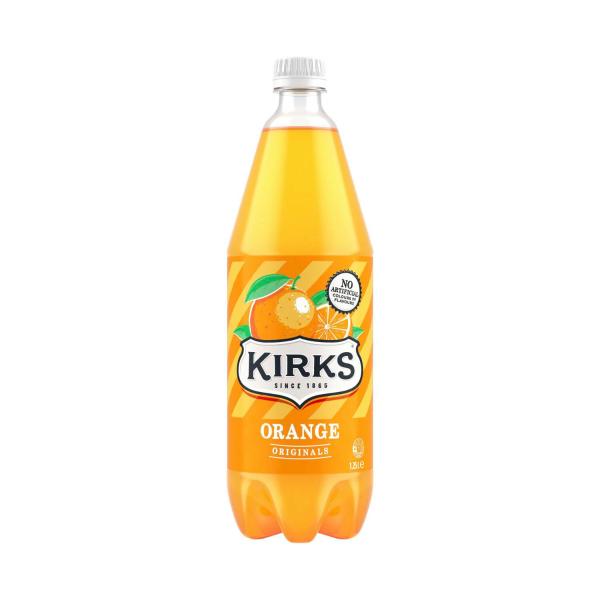 Orange Soft Drink Bottle