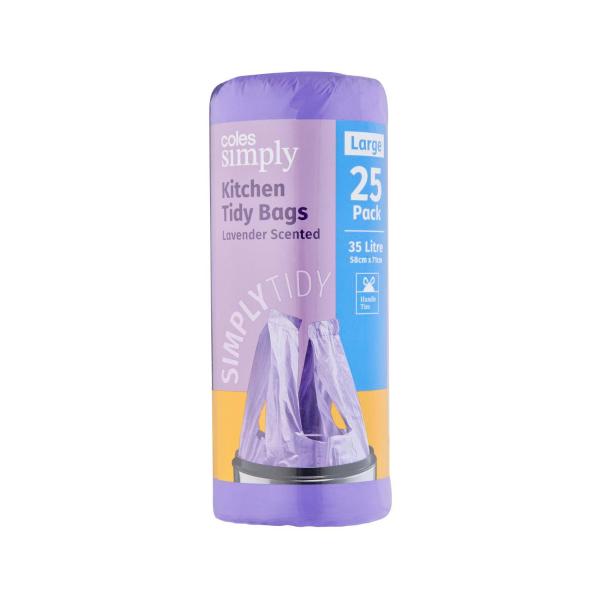 Kitchen Tidy Bags Lavendar Scented Large