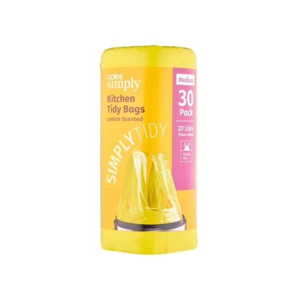 Kitchen Tidy Bags Lemon Scented Medium