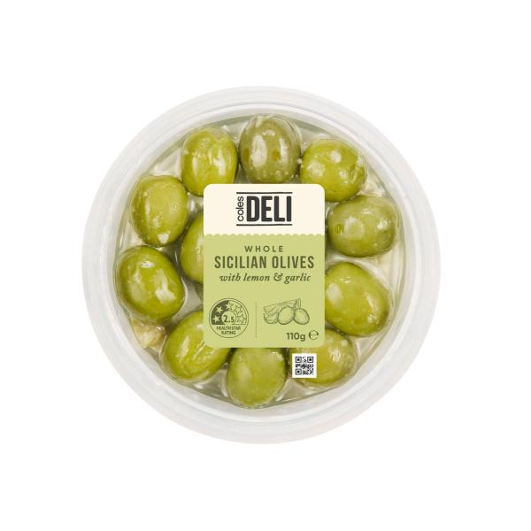 Lemon & Garlic Sicilian Olives