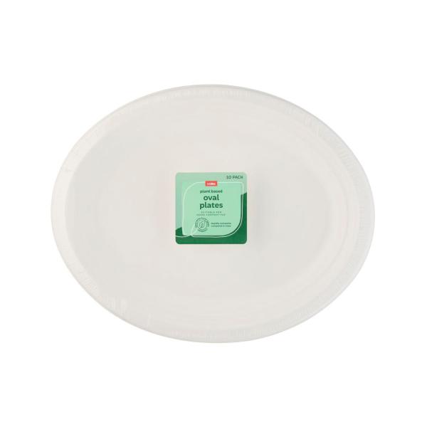 Plant Based Oval Plates