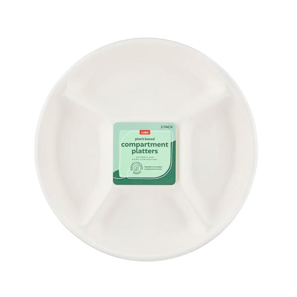 Plant Based Compartment Platters