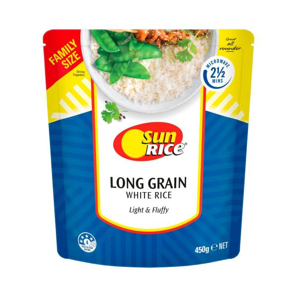 Microwave Long Grain Rice Pouch