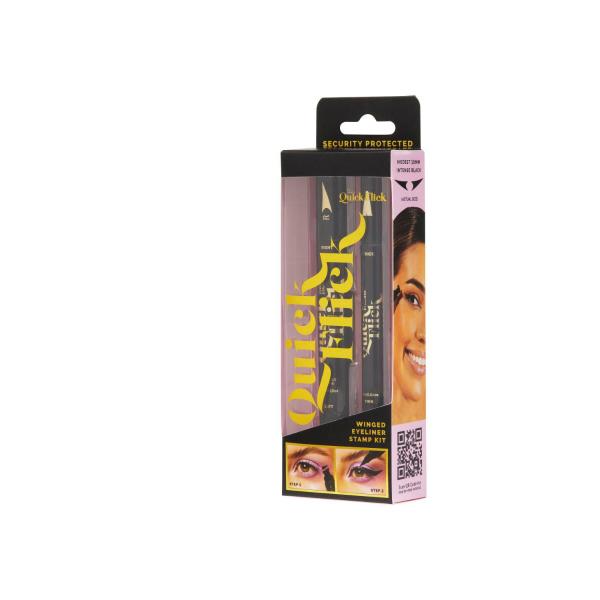Winged Eyeliner Stamp Intense Black Modest 10mm